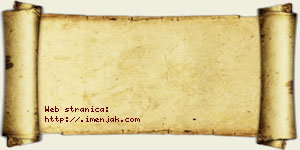 Jovana Bandović vizit kartica